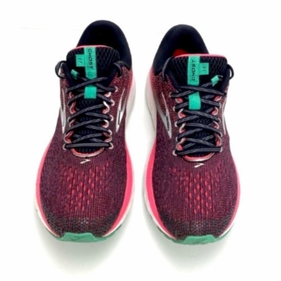 BROOKS Ghost 11 Running Workout Sneakers in Aqua Pink Size 10.5 #1202771B017 - Picture 2 of 11